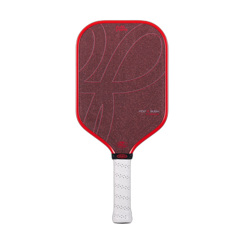Pickle Poppers Pop N Rush Elongated 16mm pickleball paddle
